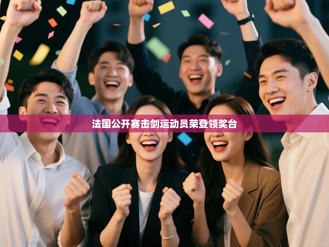 法国公开赛击剑运动员荣登领奖台  第2张